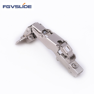 Charnières d'<span class=keywords><strong>angle</strong></span> dissimulées de 165 degrés, paire hydraulique pour armoires de cuisine - Product Image 1