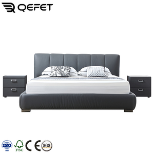 Hiện đại chất lượng cao cực lớn sợi siêu mịn chính hãng Giường da nhẹ và sang trọng nội thất phòng ngủ - Product Image 4