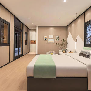 Nueva Yingrui Apple Cabin 20ft 40ft Panel sándwich de acero galvanizado Impermeable Moderno Prefabricado Al Aire Libre Hotel Oficina Casa contenedor - Product Image 5