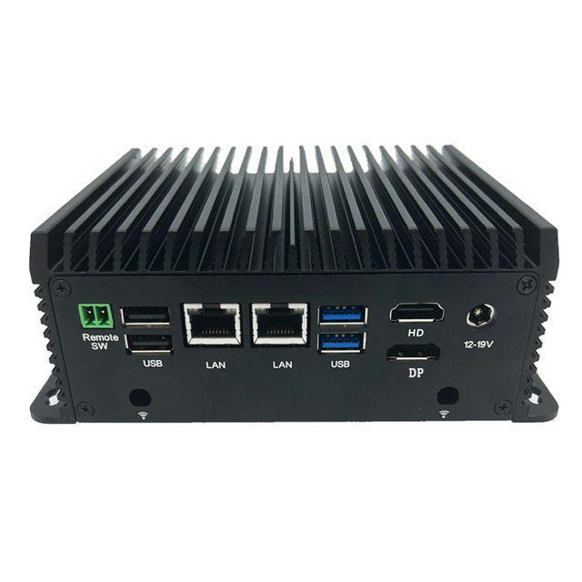 Low Power Fanless Intel Skylake I5 5350U 6200UBT 8250U Portable Industrial Computer Win10 Wind11 Linux Wifi BT Dual Lan Mini Pc