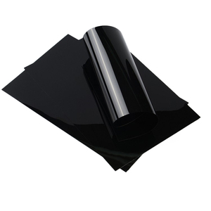 PVCメタリック光沢ブラック0.3mm厚エコフレンドリー耐久性高品質フィルムシート超高輝度ラップカットサービス迅速 - Product Image 6