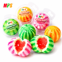Bonbons 3D Planet aux saveurs mélangées, gelée de pastèque fruitée avec cœur de chewing-gum, en vrac/en bouteille/emballés en boîtes/sachets