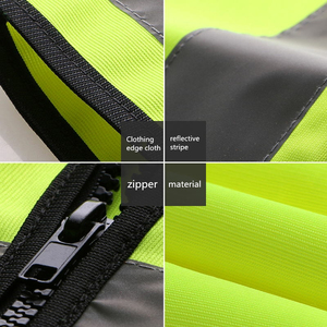 Reflectante de seguridad reflectante para capó de advertencia, cinta reflectante de transferencia de calor, chaleco de seguridad para construcción, Clase 2 - Product Image 4