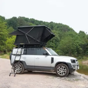 Remaco Camper Overland Hardshell Aluminum Large XL Double Car Rooftop Dual Lift Z Shape Roof Top Tent