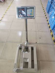 Bilancia digitale pieghevole prodotta in Cina, bilancia <span class=keywords><strong>a</strong></span> piattaforma impermeabile, bilancia <span class=keywords><strong>a</strong></span> piattaforma interamente in acciaio inossidabile - Product Image 4