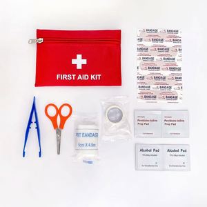 Trousse de premiers soins de voyage promotionnelle personnalisée avec fournitures médicales d'urgence - Product Image 3