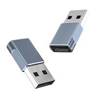 Type-C vers USB 3.0 transfert de données rapide 5 Gb/s prise en charge du pilote dur USB-C adaptateur de disque U convertisseur USB C avec crochet en silicone