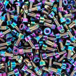 De titanio DIN912 M4 * 8 PVD color Arco Iris pernos de titanio - Product Image 3