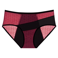 Culottes pour femmes - Taille haute, sportives, en mélange nylon-spandex, anti-fuites, respirantes, antibactériennes, option personnalisée S-2XL