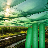 Rechthoekig, zwaar, HDPE warp-geweven, UV-gestabiliseerd landbouwschaduwnet op maat, met aangepaste dikte voor groentekassen