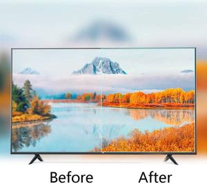 32-65 pouces Protecteur D'écran De TÉLÉVISION Lumière Bleue Filtre Antireflet Mat <span class=keywords><strong>Anti</strong></span>-rayures Film Soulager La <span class=keywords><strong>Fatigue</strong></span> Oculaire pour L'AFFICHAGE À CRISTAUX LIQUIDES LED de 65 pouces - Product Image 4