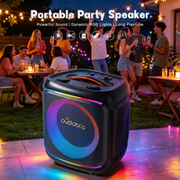 Altavoz Karaoke Inalámbrico de Edición Premium, Sistema de Audio de 8 Pulgadas, BT 5.3, Conexión TWS, Ideal para Fiestas al Aire Libre en el Patio Trasero