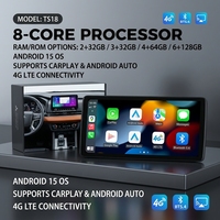 Mobil untuk Player TS18 Mitsubishi Pajero V73 2005-2011 Android 15 GPS Navigasi DSP RGB Layar 12.3" CarPlay