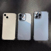 Coque de téléphone transparente en TPU fine, anti-chute, avec texture imperméable à pois, anti-jaunissement, pour TCL 505 4G