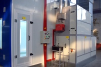 Cabine de peinture diesel certifiée CE avec éclairage LED et filtres environnementaux à 3 étapes pour ateliers de carrosserie automobile