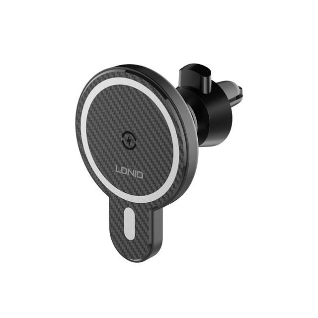 Wireless Charging Mobile Holder LDNIO MA20 Fashion Air Vent Car Mount Phone Holder for iPhone 15W Wireless Charger for Car