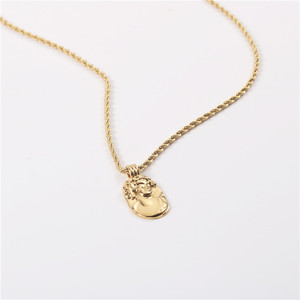 Collier personnalisé en acier inoxydable, pendentif d'émetteur de la reine ustensile brillante de 50 cm - Product Image 1