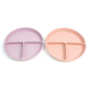 Assiette d'alimentation pour bébé en silicone avec logo personnalisé, assiette à ventouse divisée pour tout-petits, vaisselle pour enfants de qualité alimentaire - Product Image 3