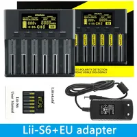 Chargeur de batterie Lii-S6 LiitoKala pour 18650 26650 21700 32650 AA AAA