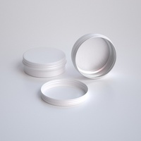 Boîte ronde en métal de 60 ml pour sciure de bois, pot en aluminium pour crème pour animaux de compagnie, emballage en aluminium pour crème à barbe, boîte en métal d'aluminium