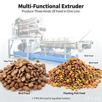 Ligne de production de granulés d'aliments secs pour animaux de compagnie (chiens, chats, poissons) Jinan – Machine extrudeuse d'aliments pour animaux – Chine