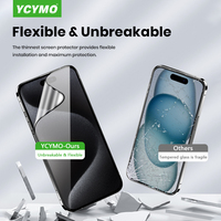 Emballage de vente au détail de logo personnalisé GEN7 privacy easy install magic box incassable verre protecteur d'écran pour iPhone 14 15 16 Pro Max