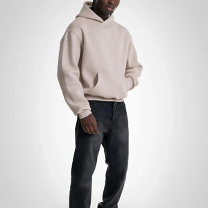 Eco-friendly Plus Size Men's <b>Hoodie</b> Sweatshirt Black Pullover Polyester Puff Technique Winter Style Printed Fabric Hoodies - Product Image 4