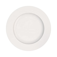 Assiette à dîner élégante et moderne en mélamine plastique ORNAMIN pour restaurants, hôtels, usage commercial |   Durable |   Compatible lave-vaisselle |   27 cm