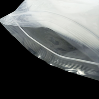 Sac de rangement transparent de qualité alimentaire sur mesure avec fermeture éclair, étanche, pour bonbons, auto-scellant, avec fermeture Ziplock