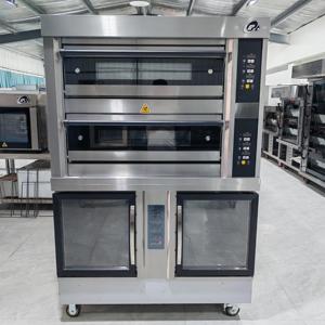 Commercial Two-Layer Combination Oven 10-Tray <b>Proofer</b> Easy to Operate Stainless Steel for Restaurant <b>Bread</b> Food Preparation 204D - Product Image 1