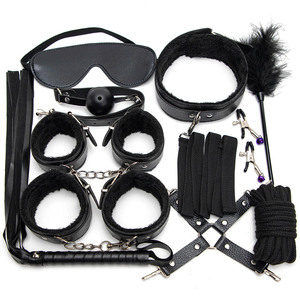 Divertente SM10 vestito mani <span class=keywords><strong>e</strong></span> piedi ammanettato frusta per adulti Bondage Sex Toy forniture per allenamento legante flirt - Product Image 6