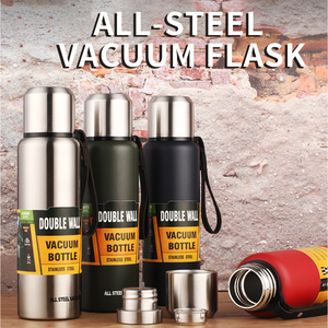 Botella <span class=keywords><strong>de</strong></span> agua deportiva <span class=keywords><strong>de</strong></span> acero inoxidable 304 vaso <span class=keywords><strong>de</strong></span> vacío <span class=keywords><strong>de</strong></span> doble bebida <span class=keywords><strong>de</strong></span> grado alimenticio mango <span class=keywords><strong>de</strong></span> gran capacidad diseño clásico para viajes - Product Image 6