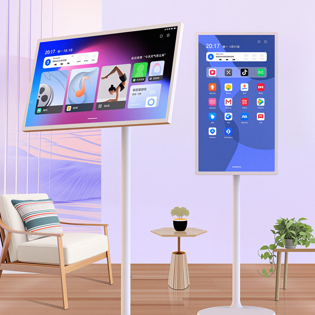 22 inch Large Mobile Screen Smart Vertical Horizontal Rotation Touch Gaming Tablet Rechargeable Android 13 HD Display