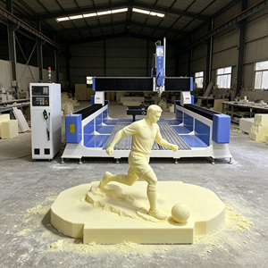 Équipement de sculpture sur bois industriel à 5 axes pour la découpe et la gravure de reliefs 3D complexes, fraisage multi-surfaces précis - Product Image 3