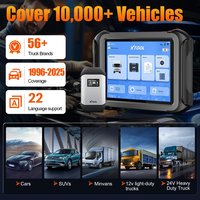 Escáner de Diagnóstico para Camiones XTOOL D9HD, 24v 12V, Diagnóstico para Camiones Comerciales Volvo, Disponible en Almacén de EE. UU.
