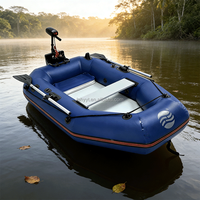 Bateau de sauvetage d'urgence pliable en PVC, monoplace, léger, durable, rigide, épaissi, stable, pour la dérive, type yacht sportif électrique