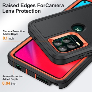 Étui de protection robuste et antichoc 3 en 1 pour Motorola Moto <span class=keywords><strong>G</strong></span> 5 <span class=keywords><strong>G</strong></span>/<span class=keywords><strong>G</strong></span> Stylus / Moto <span class=keywords><strong>G</strong></span> Play Kickstand Cover - Product Image 4