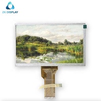 ZKDisplay – module LCD 7 pouces, 800x480, 550 ~ 1500nit TN 50PIN, interface rvb, carte pilote, CTP, écran tactile, écran lcd tft
