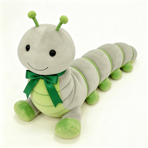 Peluche de Oruga Personalizado, Peluche de Gusano, Peluche de Oruga Adorable, Peluche de Oruga Suave - Product Image 5