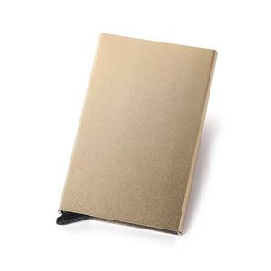 HF एल्यूमीनियम मिश्र धातु विंटेज बिजनेस कार्ड केस एंटी-चोरी एंटी-स्कैन रैड प्रोटेक्शन क्रेडिट कार्ड धारक क्लिप क्लोजर मॉडल YZ-014 - Product Image 6