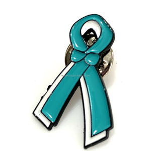Insignia de esmalte de defensa del VIH-Pin de concientización sobre el SIDA para eventos de campaña - Product Image 1