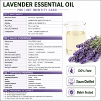 Aceite Esencial de Lavanda Destilado al Vapor, 100% Puro, Aceite Vegetal para Aromaterapia, Difusor, Masajes, Cuidado de la Piel, Materia Prima Cosmética a Granel