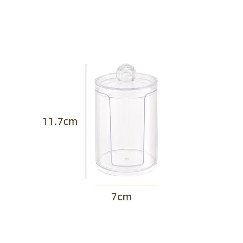 Boîte démaquillante transparente monocouche