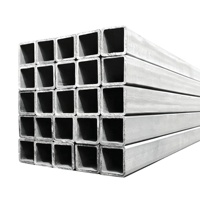 Perfil Cuadrado de Acero Galvanizado por Inmersión en Caliente Q355B, Tubo Cuadrado Galvanizado para Proyectos de Construcción, Exportación