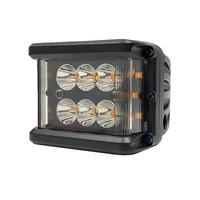 AURORA 12V 24V 4 pouces 60W LED Feux latéraux de véhicule Noir Faisceau large Éclairage LED Feux de travail Pods Feux de travail pour véhicules