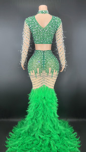 Novance Y2369-H Damen bekleidung 2-teiliges Set Herbst Damen Abendkleid Elegante Vestido Invitada Boda Halloween Kleidung Damen - Product Image 3