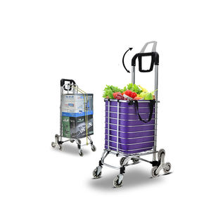 Carrito de compras plegable, carrito grande y fácil de llevar, escalador, calidad, precio al por mayor - Product Image 3