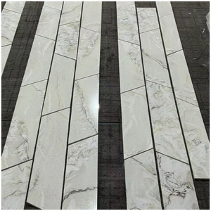 Carreaux <span class=keywords><strong>de</strong></span> quartzite blanc Mont Blanc exotique brésilien poli et taillé sur mesure pour salon, cuisine, hôtels, sols et murs <span class=keywords><strong>de</strong></span> bâtiments - Product Image 1