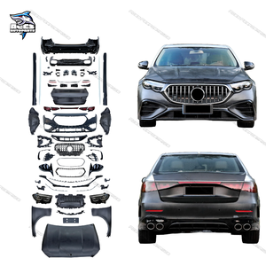 Kit de carrosserie de pare-chocs avant et arrière nouveau pour <span class=keywords><strong>Mercedes</strong></span> Benz Classe E 2016-2020 W213 Modification de voiture mise à niveau <span class=keywords><strong>2021</strong></span> W214 <span class=keywords><strong>E53</strong></span> <span class=keywords><strong>AMG</strong></span> - Product Image 1