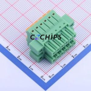 KF2EDGKNHM-3.5-2*6P Plug-in Terminal Block P=3.5mm Connector Male Plug Screw Fixing 2x6P 3.5mm - Product Image 2